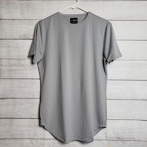 NWT Cuts Clothing Pyca Pro Elongated Short Sleeve Mens Granite Gray Tee‎ Small